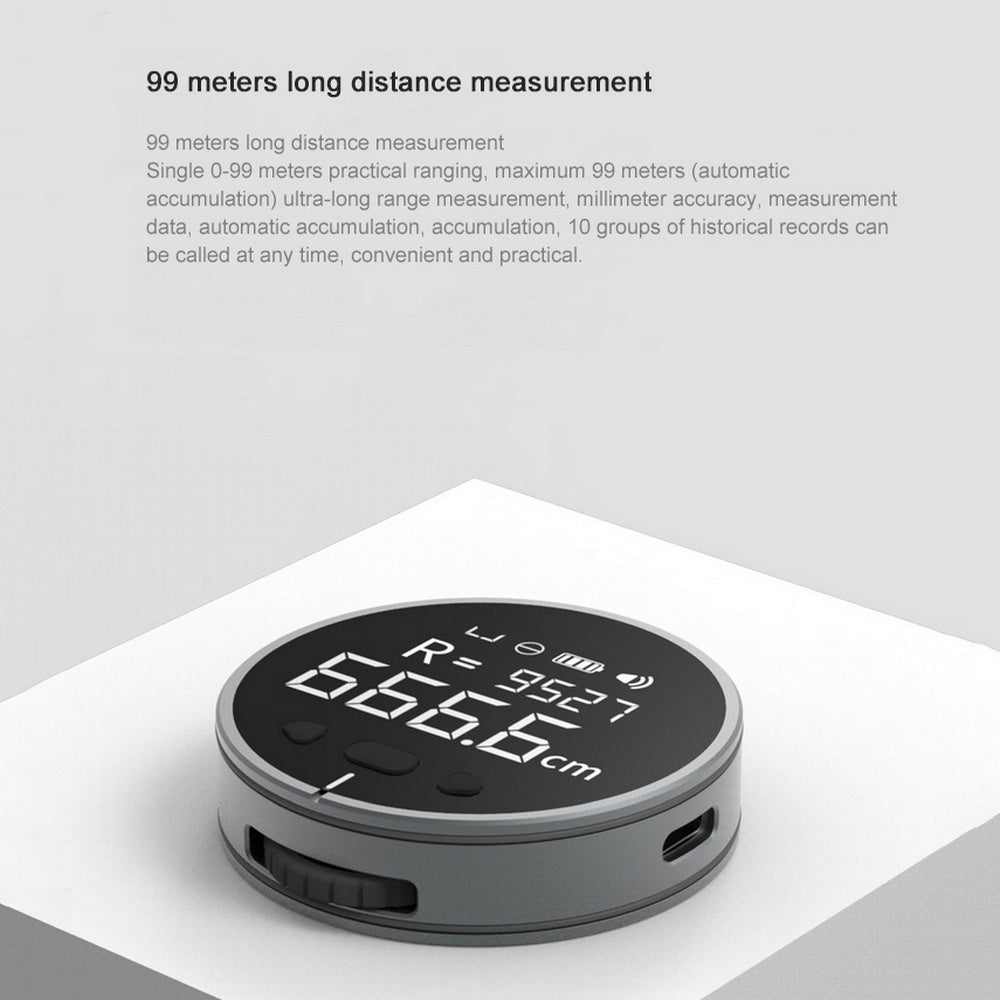 Distance Measuring Instrument Electronic Measuring Ruler Tape Measure High Definition Digital LCD High Precision Electronic Measuring Ruler Tool - AmberOcean 
