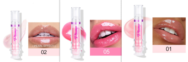 New Tube Lip Rich Lip Color Slightly Spicy Lip Honey Lip Glass Mirror Face Lip Mirror Liquid Lipstick - AmberOcean 