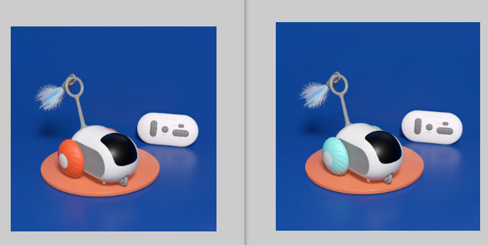 Remote Control Interactive Cat Car Toy USB Charging Chasing Automatic Self-moving Remote Smart Control Car Interactive Cat Toy Pet Products - AmberOcean 