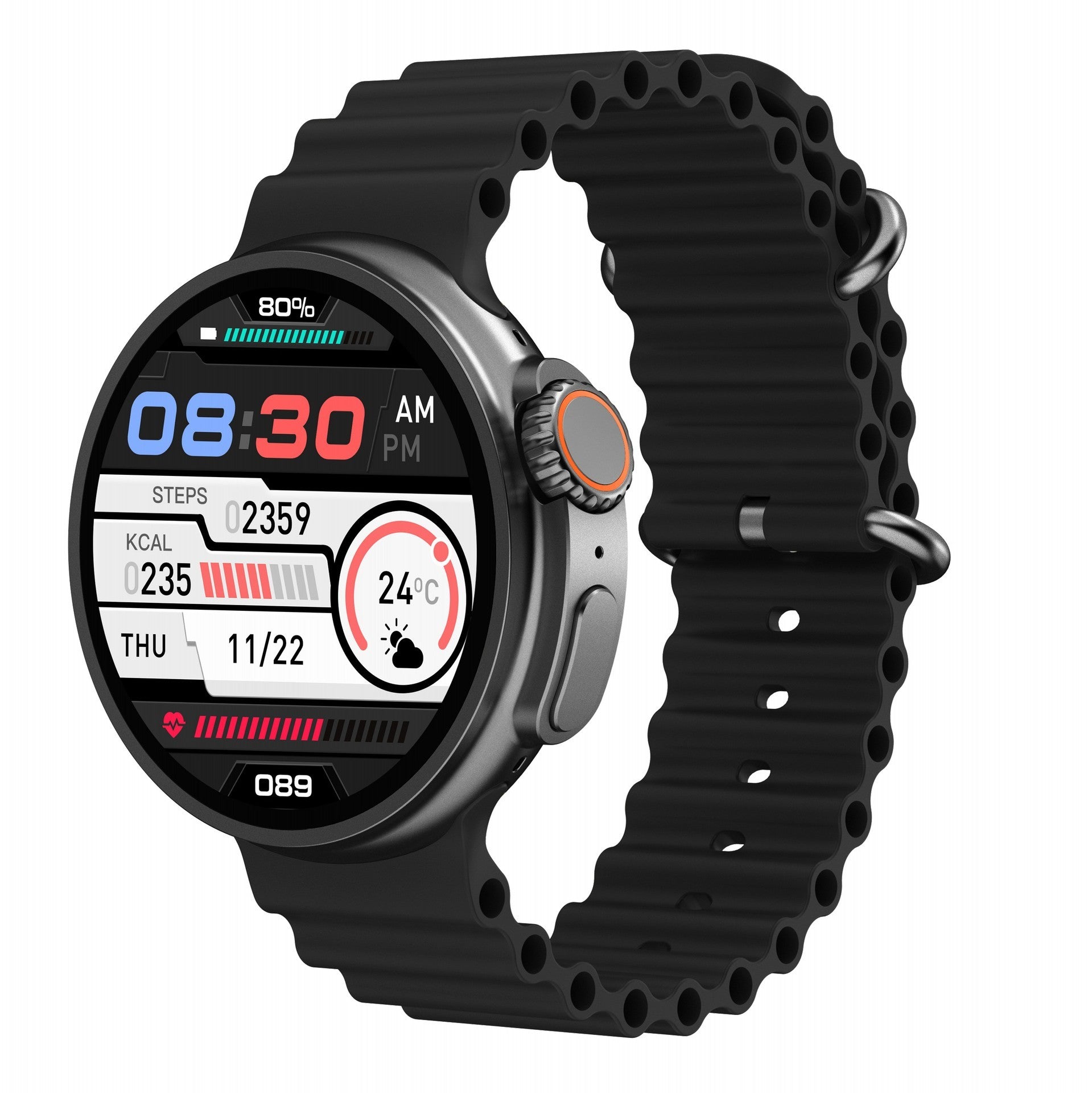 Smart Watch New K9 Smart Watch 1.39 Round Screen Encoder True Screw Clip Wireless Charging NFC Offline And Payment Function - AmberOcean 