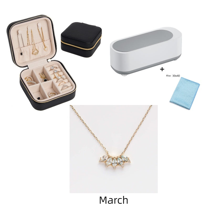 Ultrasonic Cleaning Machine High Frequency Vibration Wash Cleaner Washing Jewelry Glasses Watch Ring Dentures Cleaner - AmberOcean 