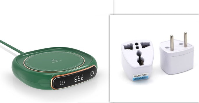 Coffee Mug Warmer Warm Coaster Smart Heating Cup Thermal Insulation Constant Temperature Coaster Heating Pad Desktop - AmberOcean 