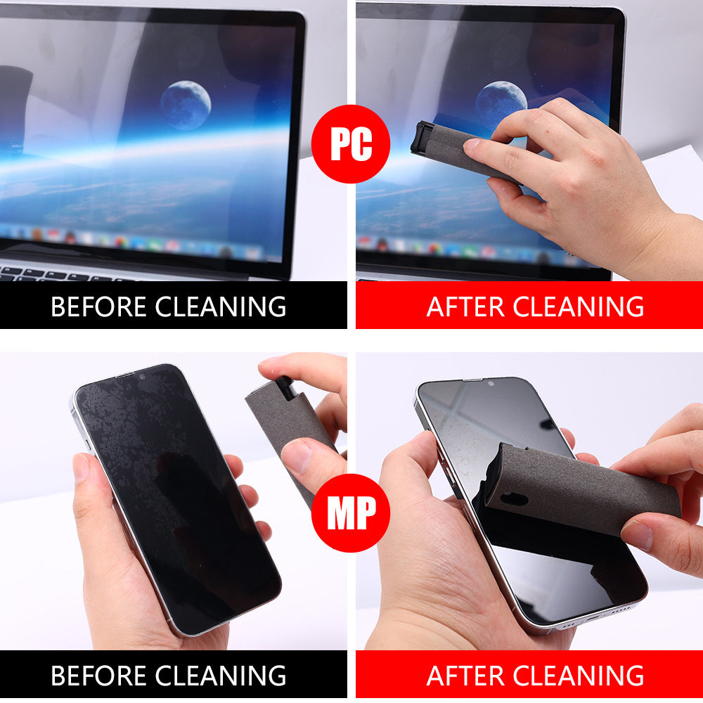 Mobile Phone Screen Cleaner Artifact Storage Integrated Mobile Phone Portable Computer Screen Cleaner Set - AmberOcean 