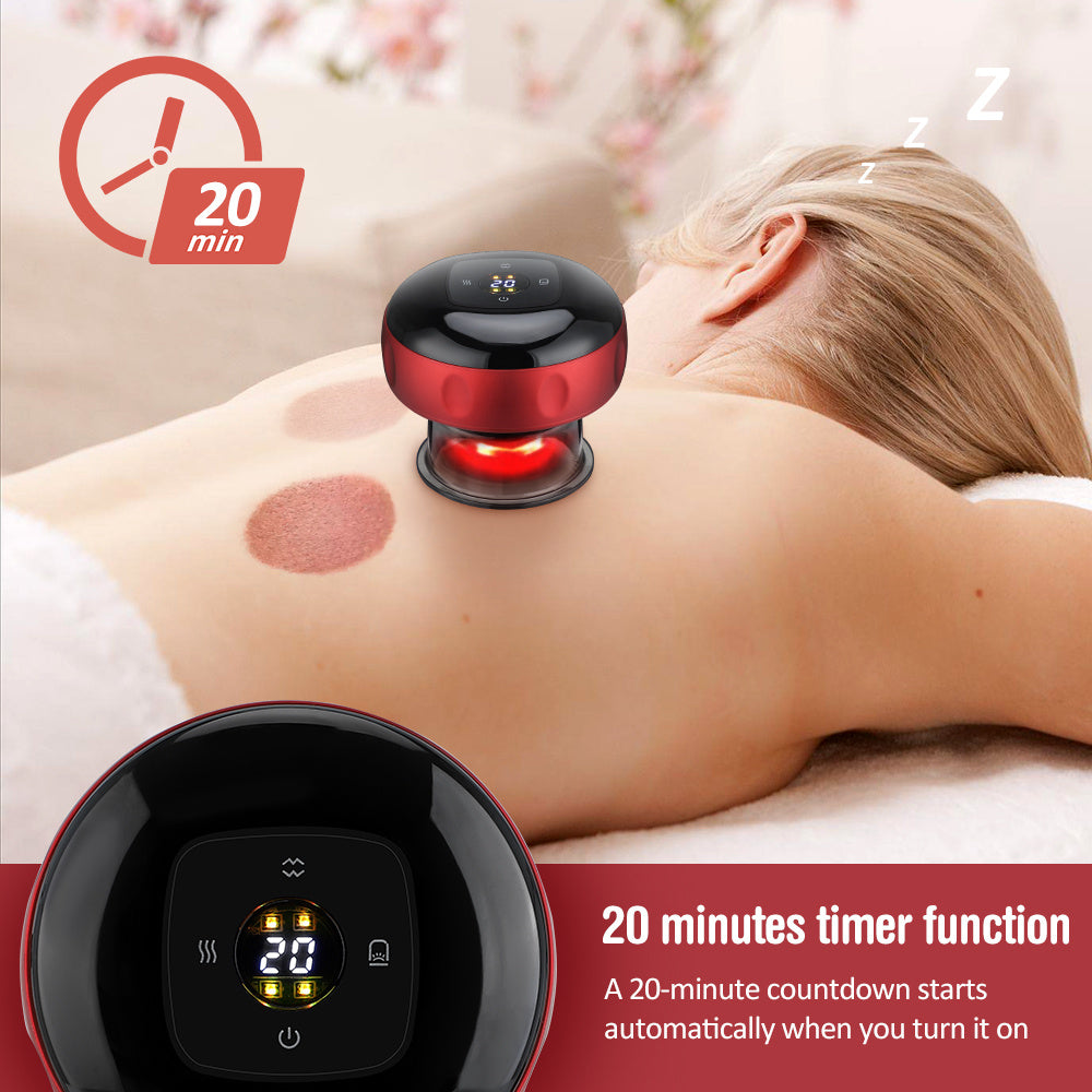Electric Vacuum Cupping Massage Body Cups Anti-Cellulite Therapy Massager For Body Electric Guasha Scraping Fat Burning Slimming - AmberOcean 