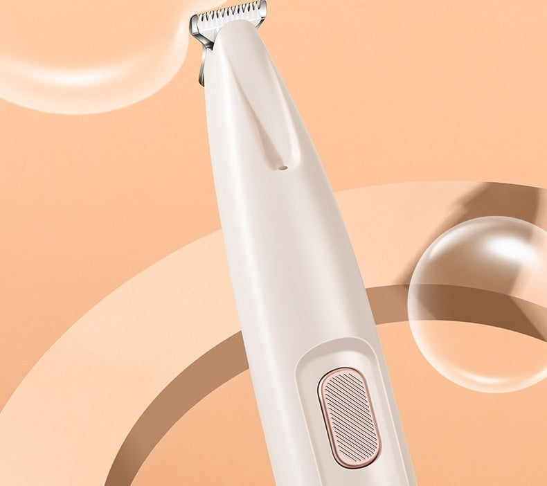 Pets Dog Paw Trimmer With LED Light Fully Waterproof Pet Hair Trimmer With LED Display Dog Clippers For Grooming Widen Blade - AmberOcean 