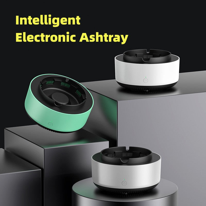 Smoke Removal Air Purification Ashtray Anion Purification Practical Automatic Purifier Ashtray Portable Gadgets For Car Ashtray - AmberOcean 