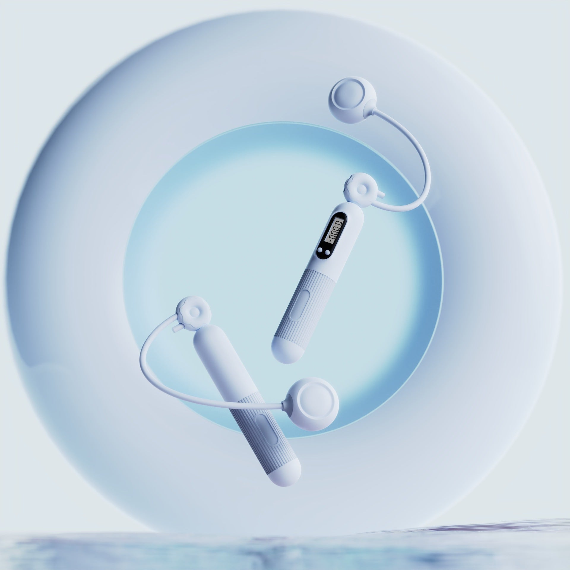 Jump Rope With Counter, Adjustable Skipping Rope With Calorie Counter, Smart Skipping Rope For Fitness Exercise And Weight Lose - AmberOcean 