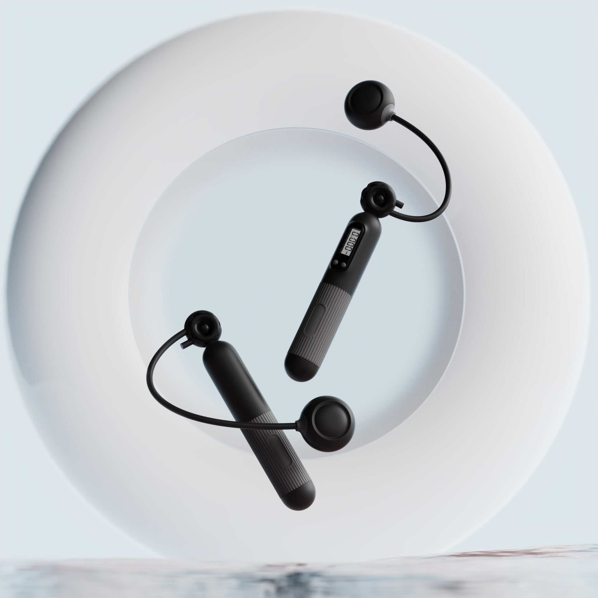 Jump Rope With Counter, Adjustable Skipping Rope With Calorie Counter, Smart Skipping Rope For Fitness Exercise And Weight Lose - AmberOcean 