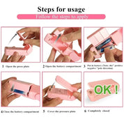 Portable Bag Heat Sealer Plastic Package Storage Bag Clip Mini Sealing Machine Handy Sticker Seal For Food Snack Kitchen Gadgets - AmberOcean 