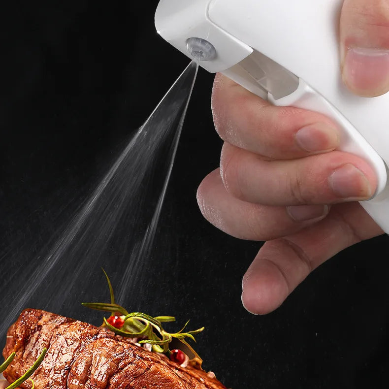 200-500ML Olive Oil Sprayer Empty Vinegar Oil Bottle Dispenser Salad BBQ Cooking Baking Kitchen Gadgets Mist Spray for Airfryer - AmberOcean 