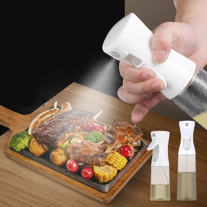 200-500ML Olive Oil Sprayer Empty Vinegar Oil Bottle Dispenser Salad BBQ Cooking Baking Kitchen Gadgets Mist Spray for Airfryer - AmberOcean 