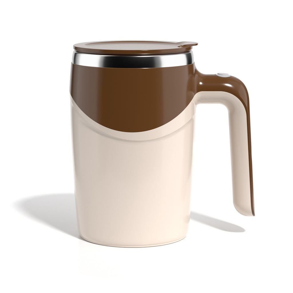 The Mug That Does the Stirring for you  An automatic self-stirring mug that blends your drink with the touch of a button - AmberOcean 