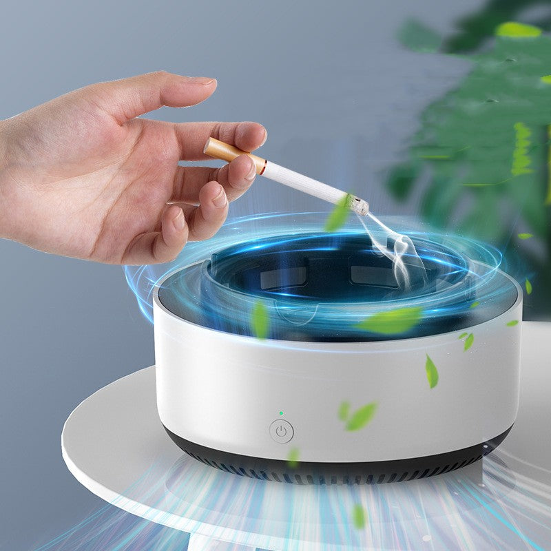 Smoke Removal Air Purification Ashtray Anion Purification Practical Automatic Purifier Ashtray Portable Gadgets For Car Ashtray - AmberOcean 