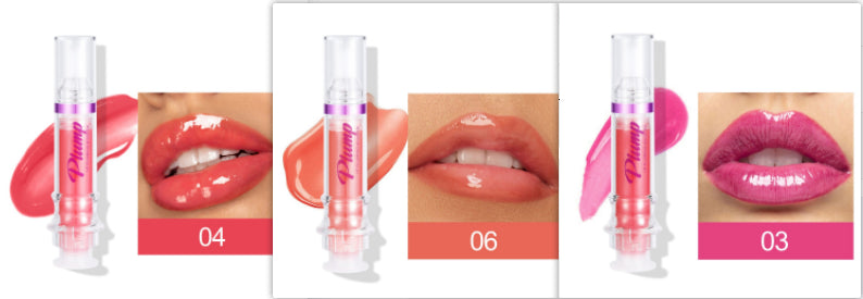 New Tube Lip Rich Lip Color Slightly Spicy Lip Honey Lip Glass Mirror Face Lip Mirror Liquid Lipstick - AmberOcean 