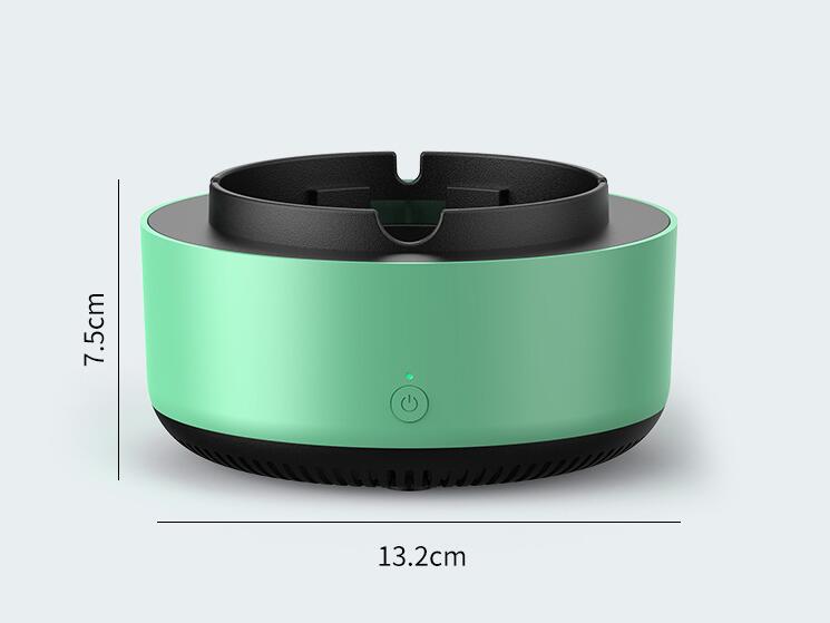 Smoke Removal Air Purification Ashtray Anion Purification Practical Automatic Purifier Ashtray Portable Gadgets For Car Ashtray - AmberOcean 