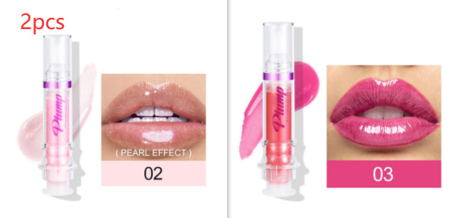 New Tube Lip Rich Lip Color Slightly Spicy Lip Honey Lip Glass Mirror Face Lip Mirror Liquid Lipstick - AmberOcean 