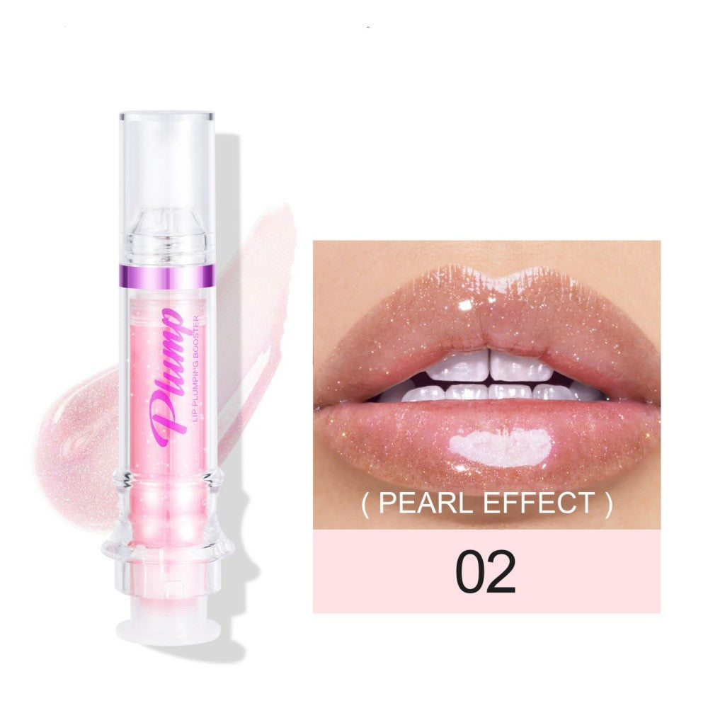 New Tube Lip Rich Lip Color Slightly Spicy Lip Honey Lip Glass Mirror Face Lip Mirror Liquid Lipstick - AmberOcean 
