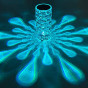 Nordic Crystal Lamp USB Table Lamps Bedroom Touch Dimming Atmosphere Diamond Night Light Rose Projector Lamp Decor - AmberOcean 