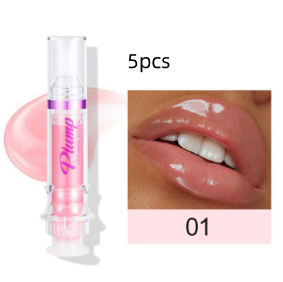 New Tube Lip Rich Lip Color Slightly Spicy Lip Honey Lip Glass Mirror Face Lip Mirror Liquid Lipstick - AmberOcean 