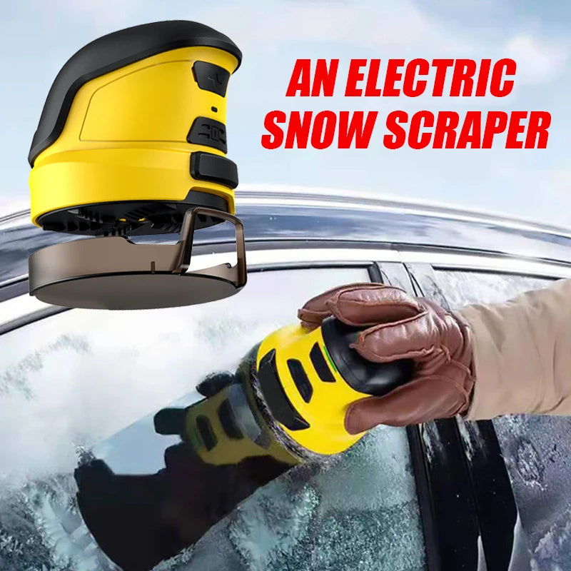 Cordless Snow Scraper With Battery Life Durable Electric Ice Scraper Portable Window For Auto Deicing - AmberOcean 