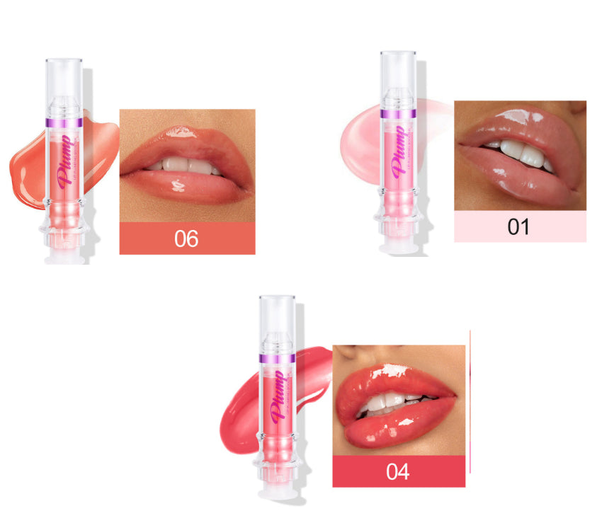 New Tube Lip Rich Lip Color Slightly Spicy Lip Honey Lip Glass Mirror Face Lip Mirror Liquid Lipstick - AmberOcean 