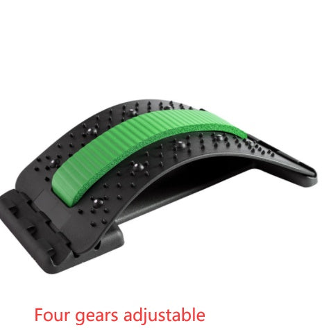 Back Stretcher Adjustable Back Cracker Massage Waist Neck Fitness Lumbar Cervical Spine Support Pain Relief - AmberOcean 