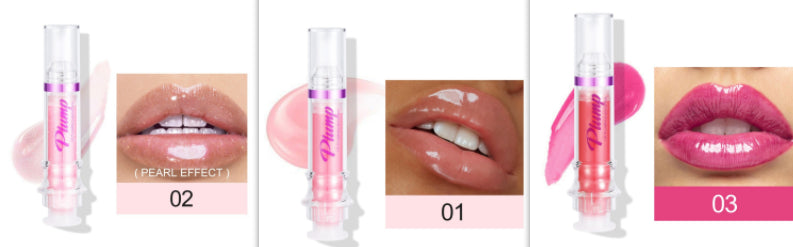 New Tube Lip Rich Lip Color Slightly Spicy Lip Honey Lip Glass Mirror Face Lip Mirror Liquid Lipstick - AmberOcean 