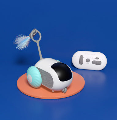Remote Control Interactive Cat Car Toy USB Charging Chasing Automatic Self-moving Remote Smart Control Car Interactive Cat Toy Pet Products - AmberOcean 