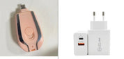 1500mAh Mini Power Emergency Pod Keychain Charger With Type-C Ultra-Compact Mini Battery Pack Fast Charging Backup Power Bank - AmberOcean 