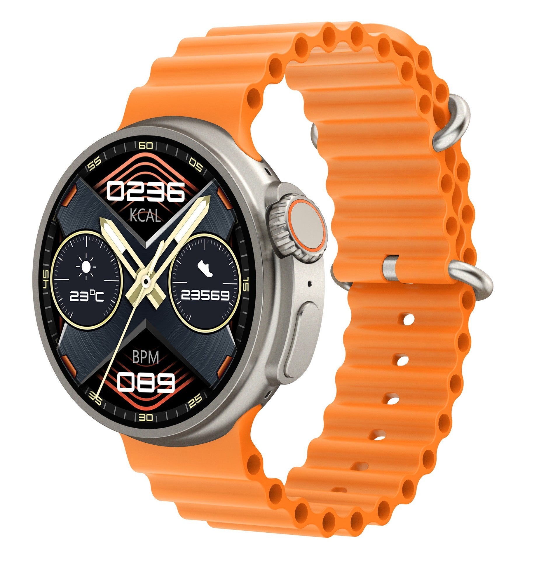 Smart Watch New K9 Smart Watch 1.39 Round Screen Encoder True Screw Clip Wireless Charging NFC Offline And Payment Function - AmberOcean 