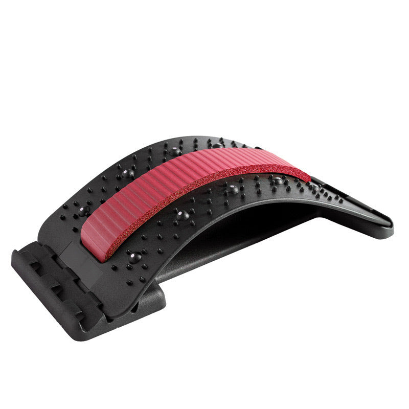 Back Stretcher Adjustable Back Cracker Massage Waist Neck Fitness Lumbar Cervical Spine Support Pain Relief - AmberOcean 