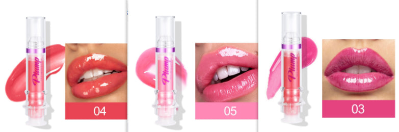 New Tube Lip Rich Lip Color Slightly Spicy Lip Honey Lip Glass Mirror Face Lip Mirror Liquid Lipstick - AmberOcean 