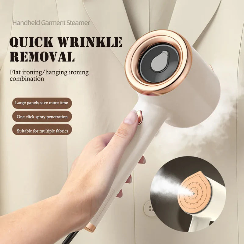 Mini Portable Handheld Garment Steamer Fabric Steam Iron For Clothes Travel Home Appliances Vertical US Plug Ironing Machine - AmberOcean 