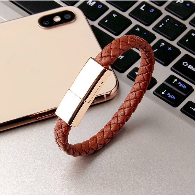 New Bracelet Charger USB Charging Cable Data Charging Cord For IPhone14 13 Max USB C Cable For Phone Micro Cable - AmberOcean 