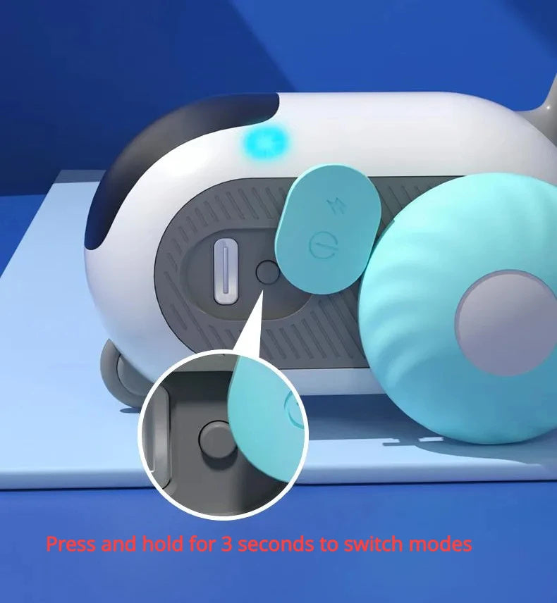 Remote Control Interactive Cat Car Toy USB Charging Chasing Automatic Self-moving Remote Smart Control Car Interactive Cat Toy Pet Products - AmberOcean 