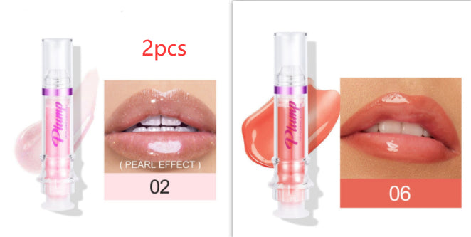 New Tube Lip Rich Lip Color Slightly Spicy Lip Honey Lip Glass Mirror Face Lip Mirror Liquid Lipstick - AmberOcean 