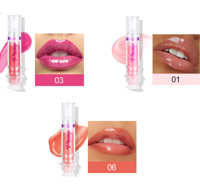 New Tube Lip Rich Lip Color Slightly Spicy Lip Honey Lip Glass Mirror Face Lip Mirror Liquid Lipstick - AmberOcean 