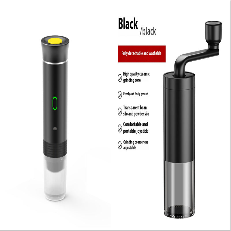 Electric Grinder Coffee Travel Handy 3 In1 Espresso Portable Coffee Espresso Maker Machine Cafe Portable Capsule Coffee Machine Kitchen Gadgets - AmberOcean 