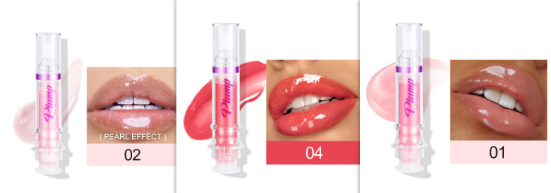New Tube Lip Rich Lip Color Slightly Spicy Lip Honey Lip Glass Mirror Face Lip Mirror Liquid Lipstick - AmberOcean 